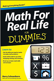 Math For Real Life For Dummies cover image/link to Amazon